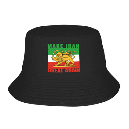 Make Iran Great Again Lion Bucket Hat
