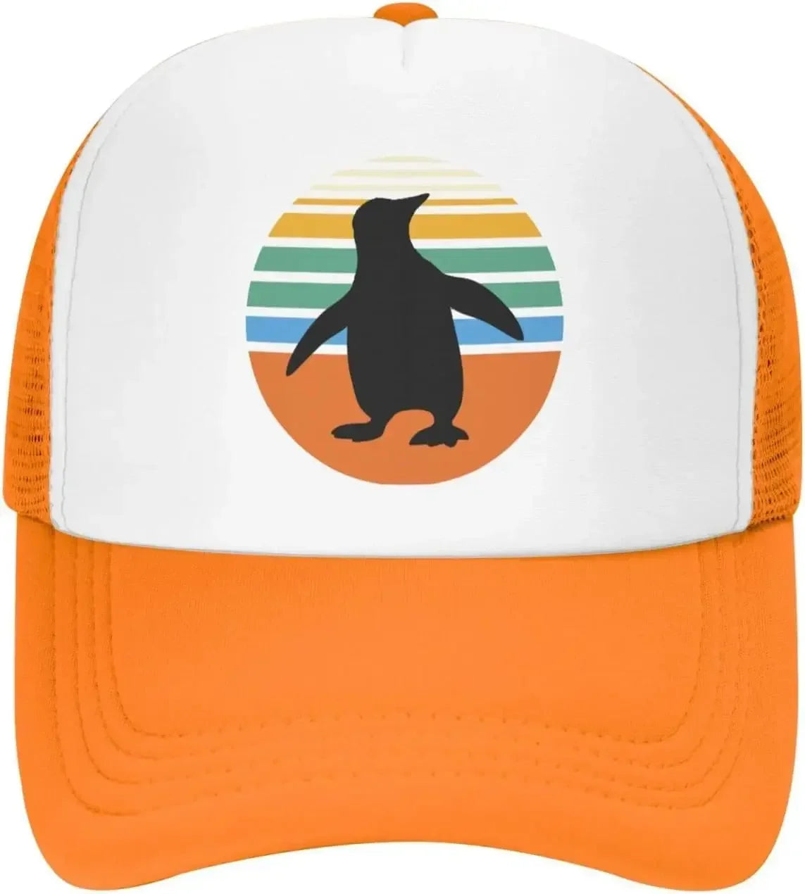 New Vintage Penguin Mesh Baseball Cap