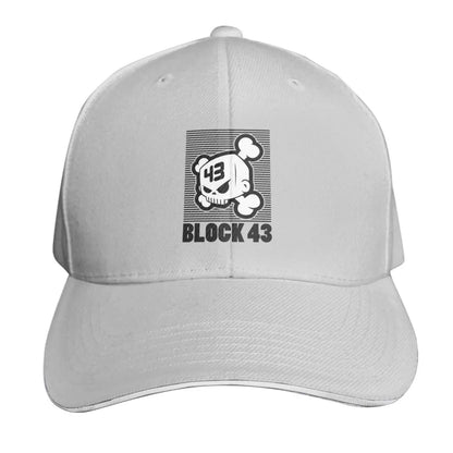 Ken Block Skull 43 Cap Fashion Casual Baseball Caps