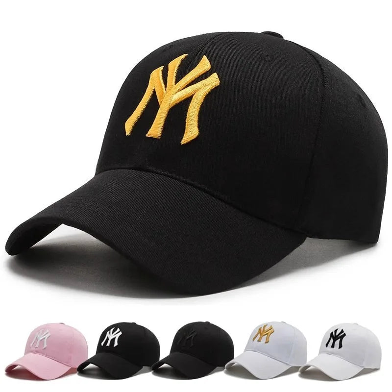 Unisex MY Letter Embroidery Baseball Caps Spring And Autumn