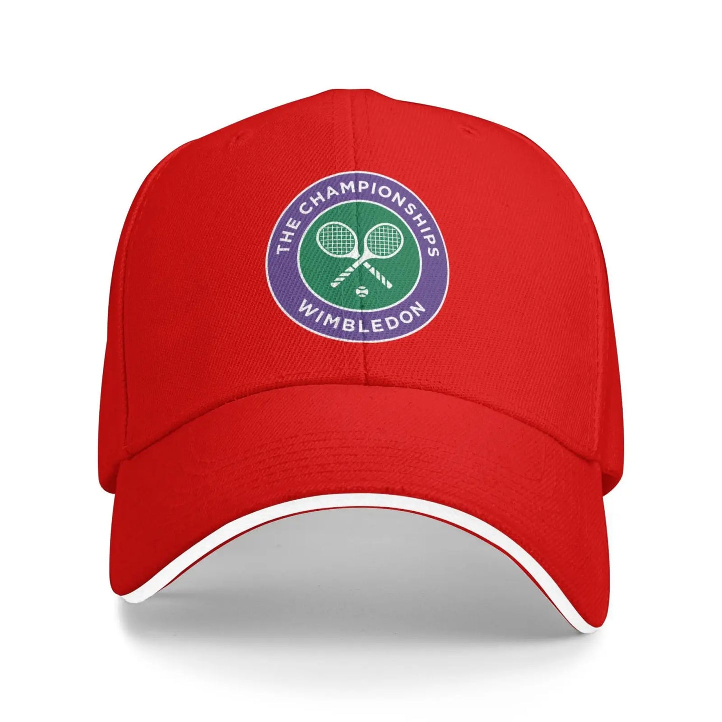 Wimbledon The Championship Tennis Grand Slam Print Baseball Cap