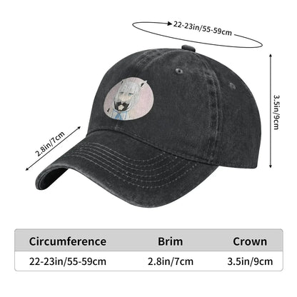 Shirakami Fubuki Hololive Circle Unisex Baseball Cap