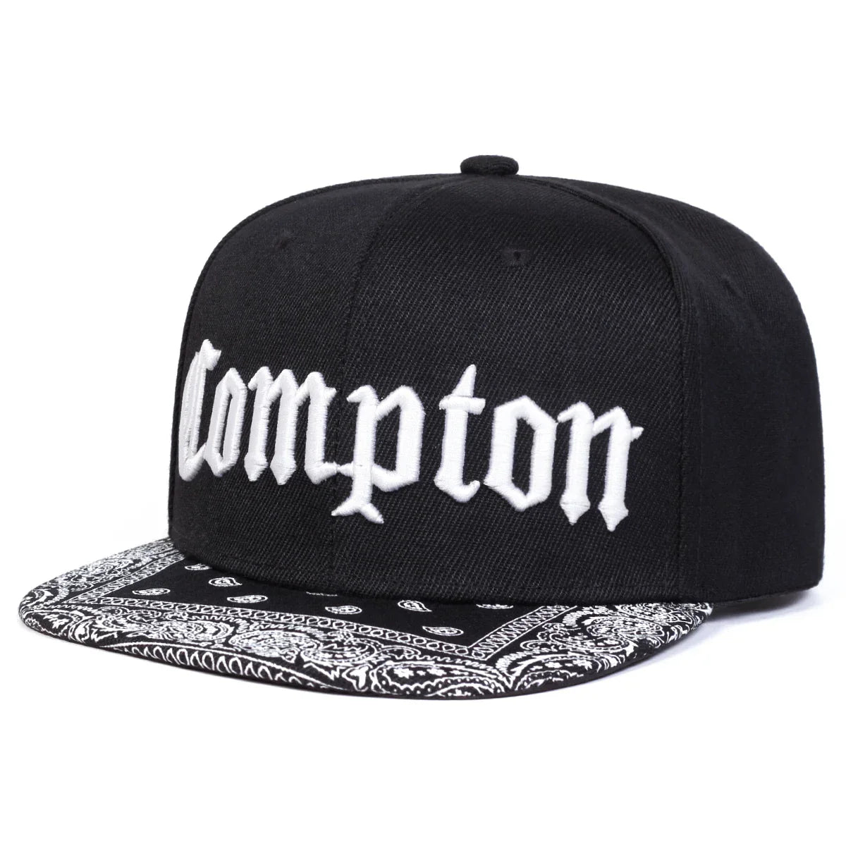 Unisex COMPTON Letter Embroidery Hip-hop Hats