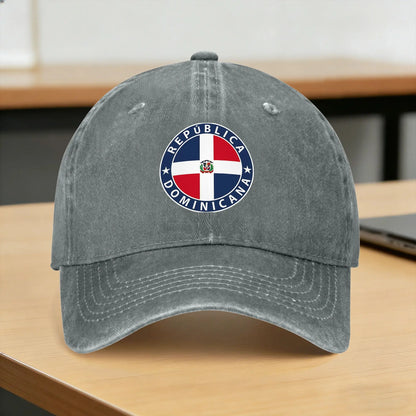 Dominican Republic República Flag Flag Coat Of Arms Baseball Cap