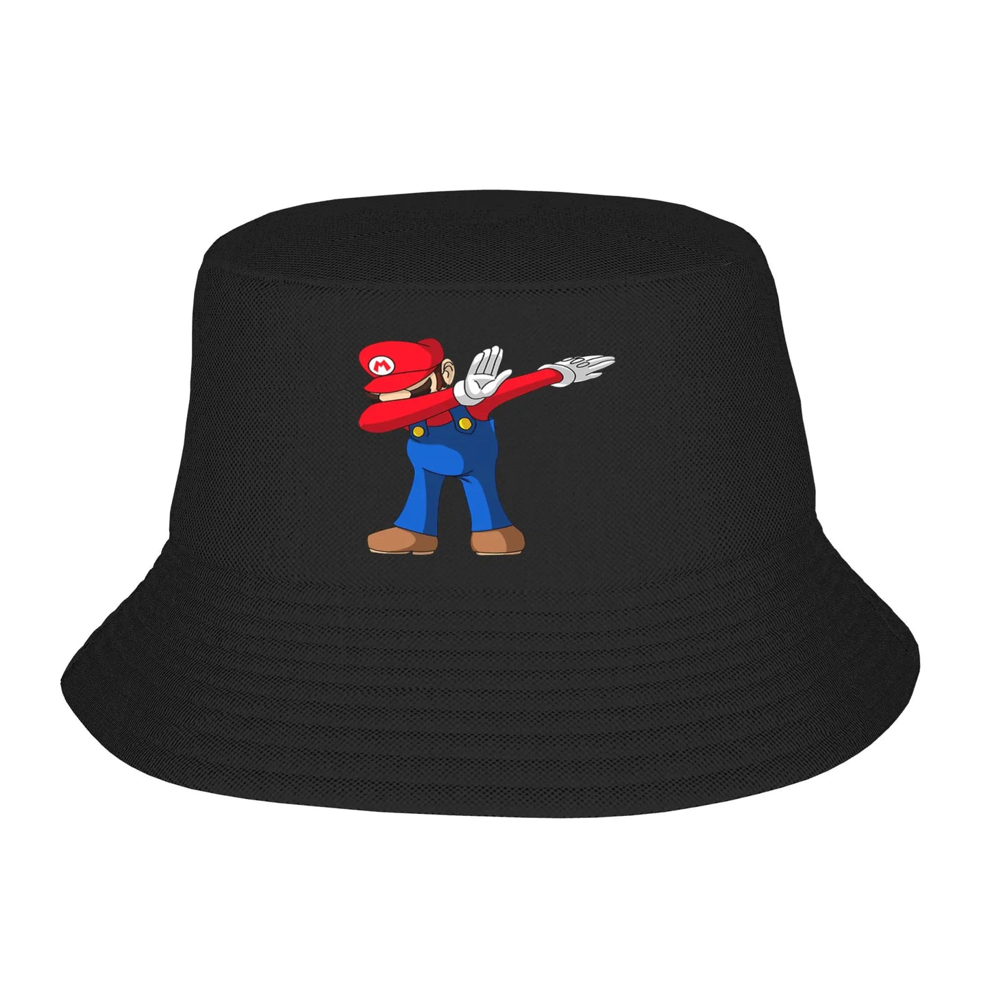 Street Super Marios Splattery Bucket Hat Unisex Packable Outdoor