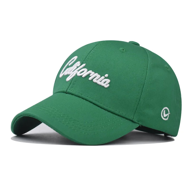 New Mens Baseball Cap 3d California Embroidery Dad Hat