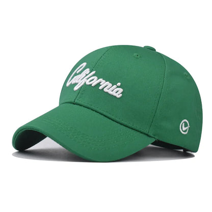 New Mens Baseball Cap 3d California Embroidery Dad Hat