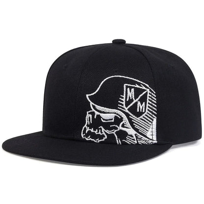 Unisex Skeleton Embroidery Baseball Cap