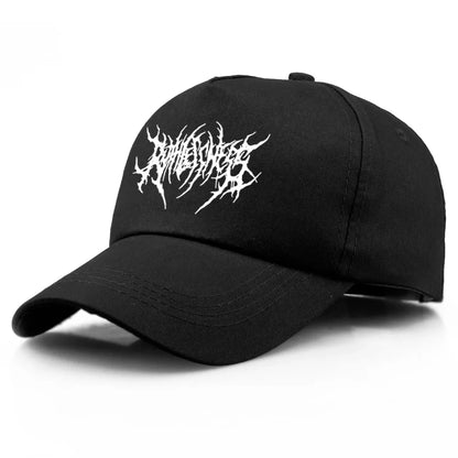 Fashion Gothic Street Punk Embroidery Baseball Caps