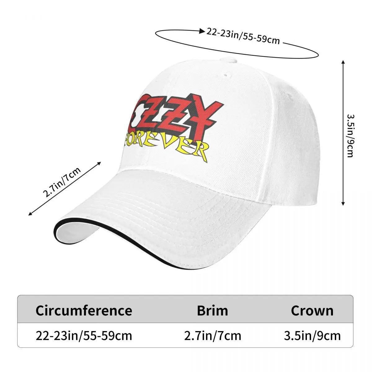 Ozzy Osbourne Musical Rock Band Cap Fashion Casual Baseball Caps