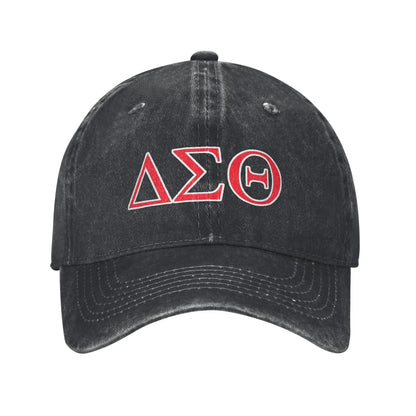 Delta Sigma Theta Sorority Denim Baseball Caps