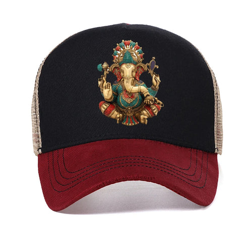 Ganesha Fashion Casual hat Hindu God of Wisdom Baseball Cap
