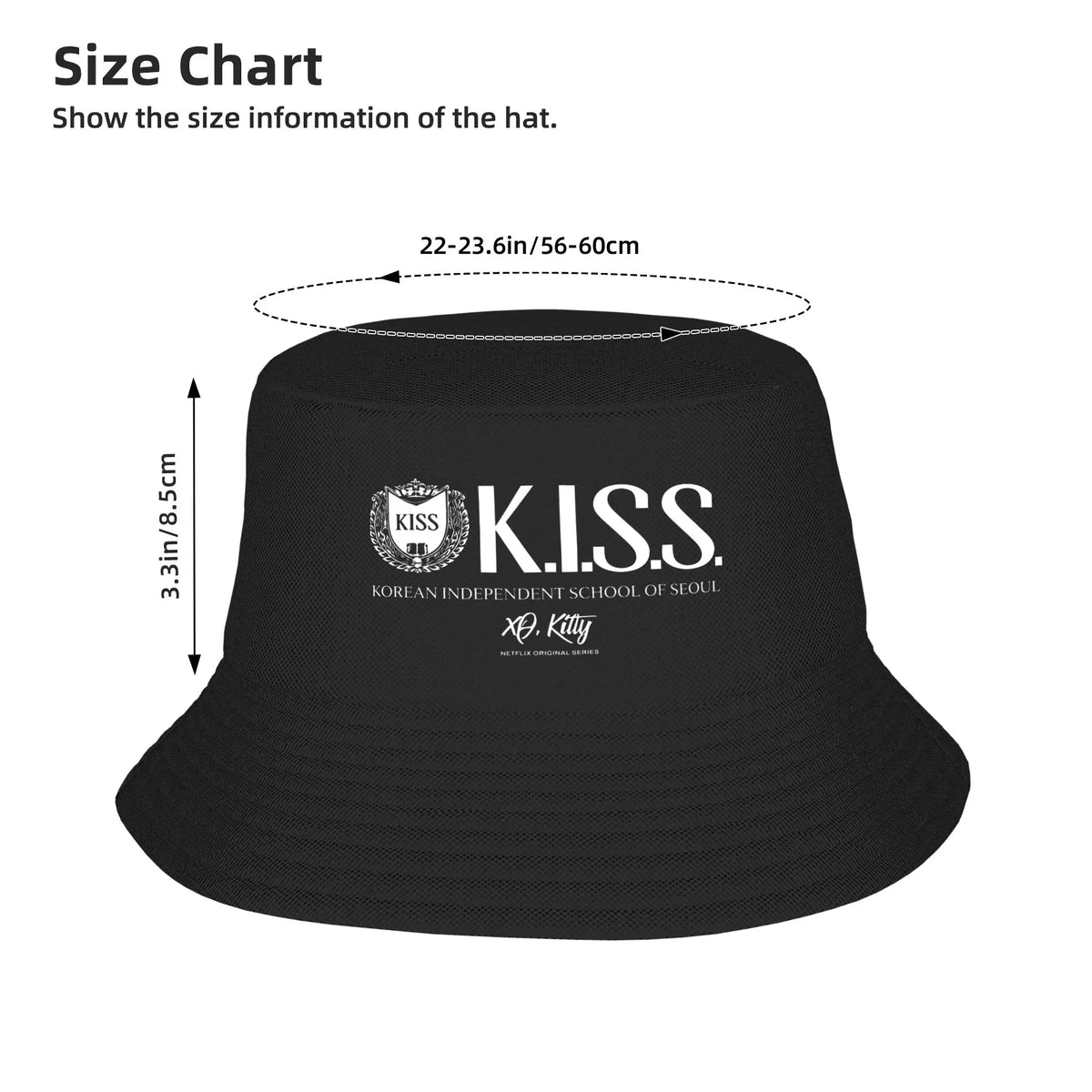 Kiss xo kitty Bucket Hat
