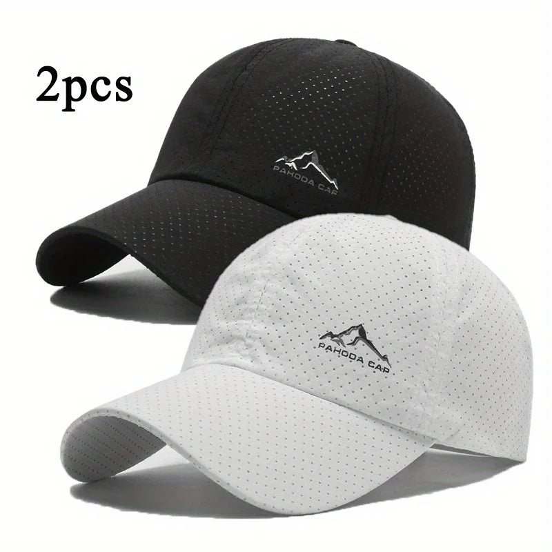 Unisex Simple Cross Water Drop Embroidery Baseball Caps