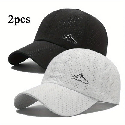 Unisex Simple Cross Water Drop Embroidery Baseball Caps