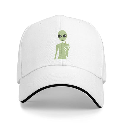 Summer UFO We Come In Space Alien Baseball Cap