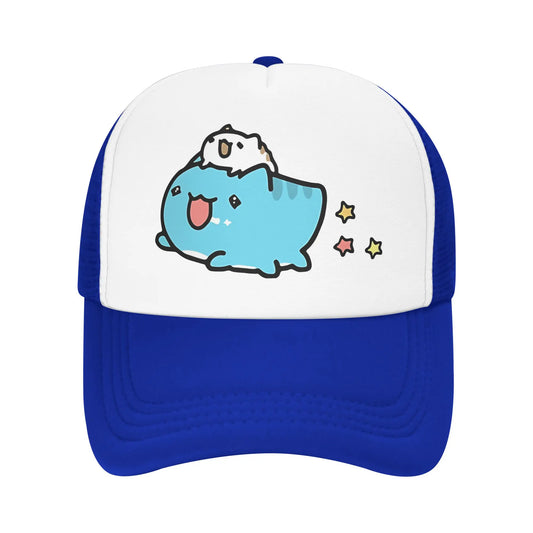 Bugcat Capoo Bug Cat Happy Trucker Hat Baseball Caps