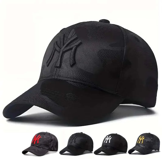 Fashion Letter Embroidery Camouflage Baseball Hats