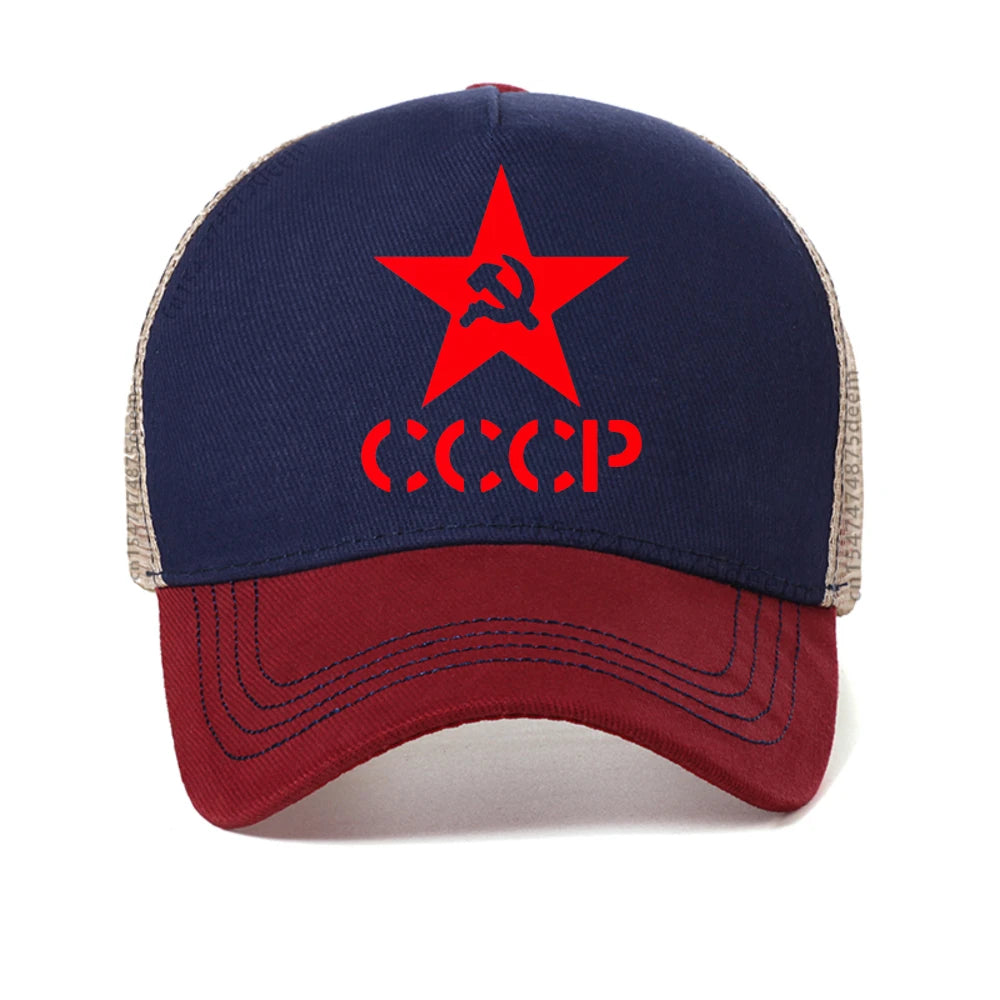 Russian USSR CCCP Baseball Cap Cccp Red Star