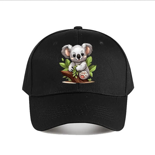 Cute Cartoon Koala Plush Toy Kids Room Decor Baseball Cap