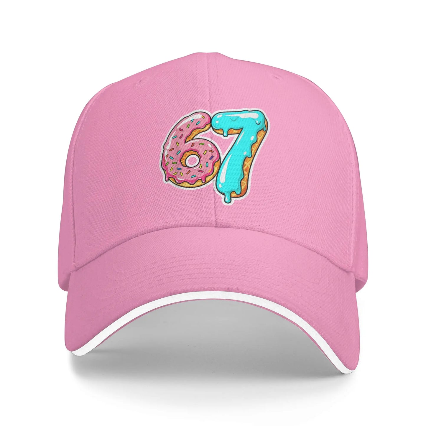 Six Seven Brainrot 67 Meme Baseball Caps