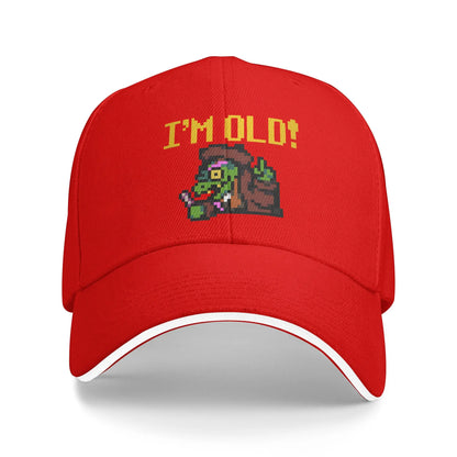 Deltarunes Baseball Cap Gerson I'M OLD