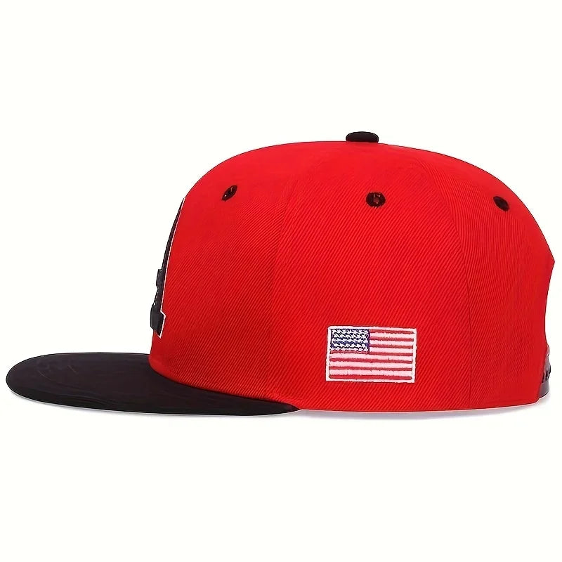 Unisex A Letter Embroidery Hip-hop Hats