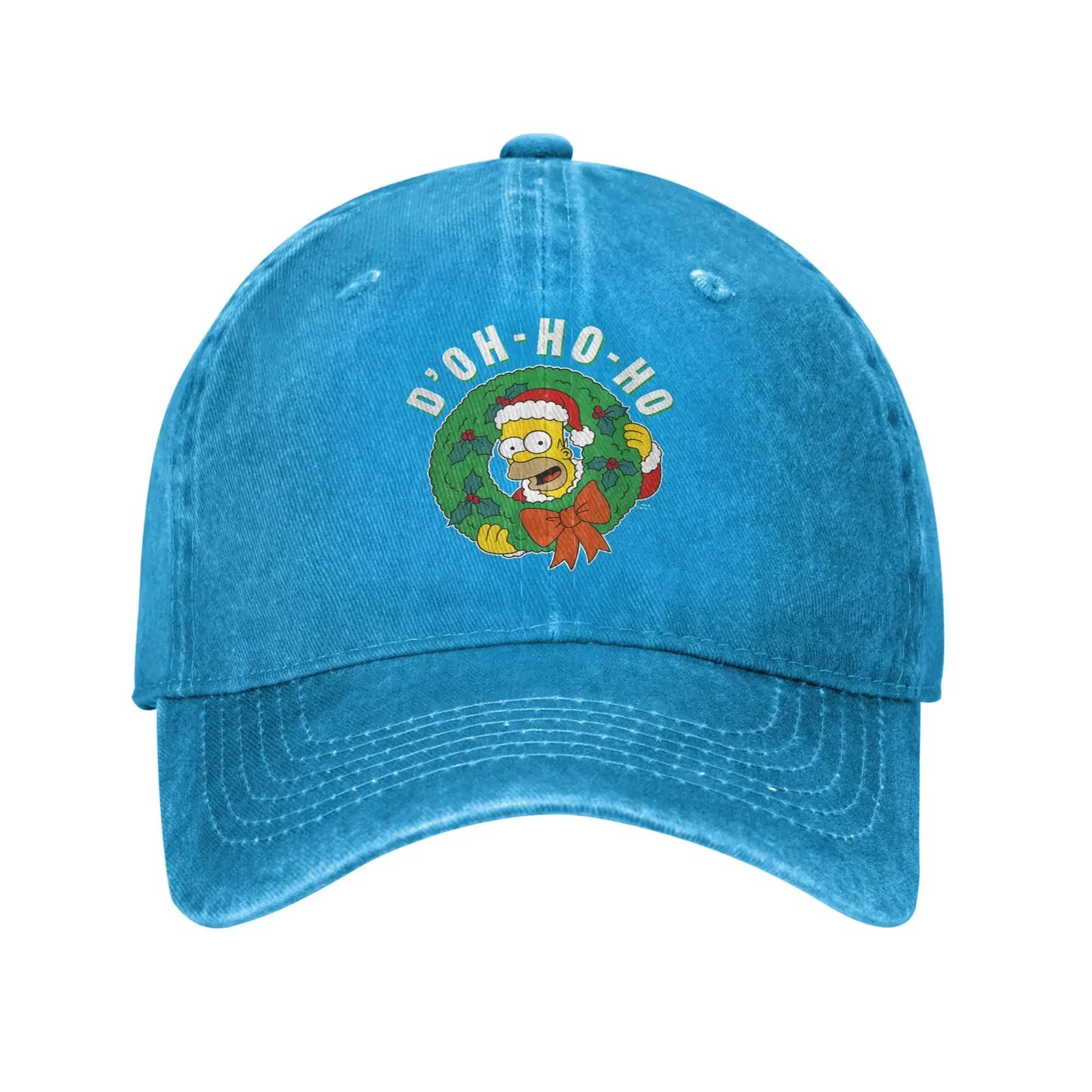 New The S-Simpson Christmas Homer D'Oh-Ho-Ho Alt Sun Baseball Cap