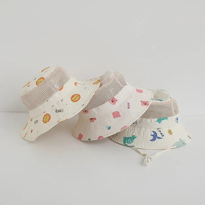 Soft Mesh Children Bucket Hat New Summer Baby Boy Girl