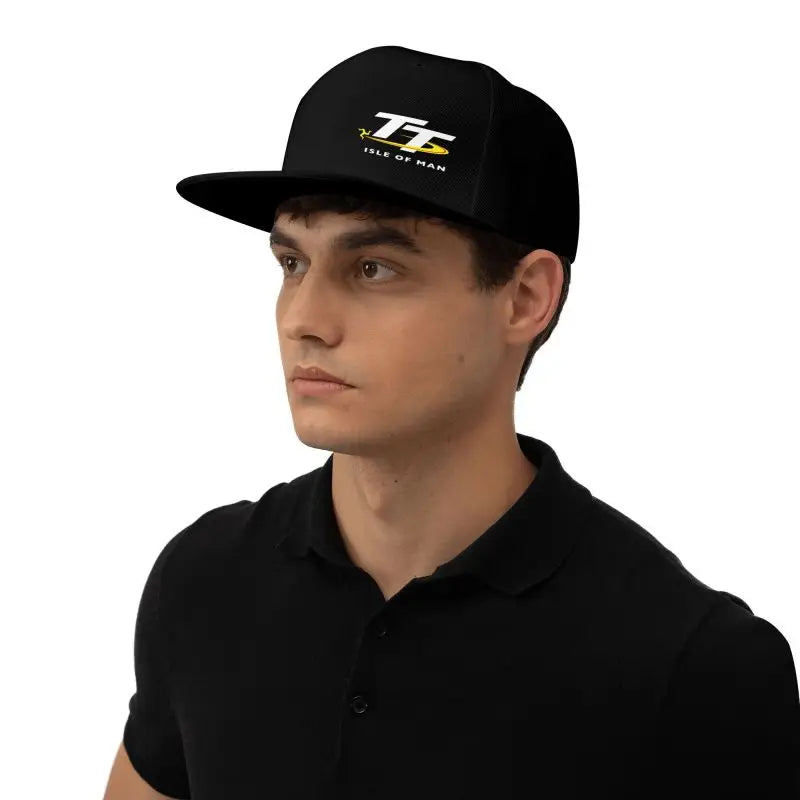 Isle Of Man TT Races Manx Print Snapback Cap