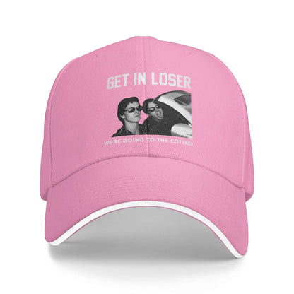 Summer Get In Loser We Are Going To The Cottage Heated Rivalry Hollander Rozanov Hockey Baseball Cap
