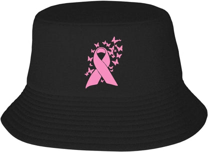Breast Cancer Awareness Bucket Hat for Women Fashion