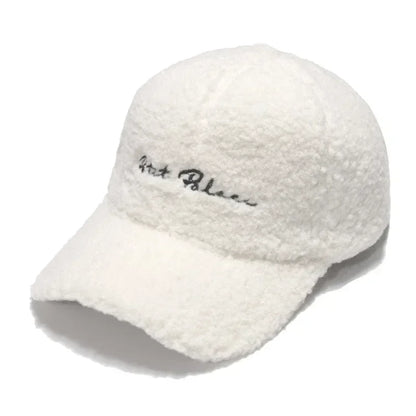 Warm Sun Hat Plush Baseball Cap Winter