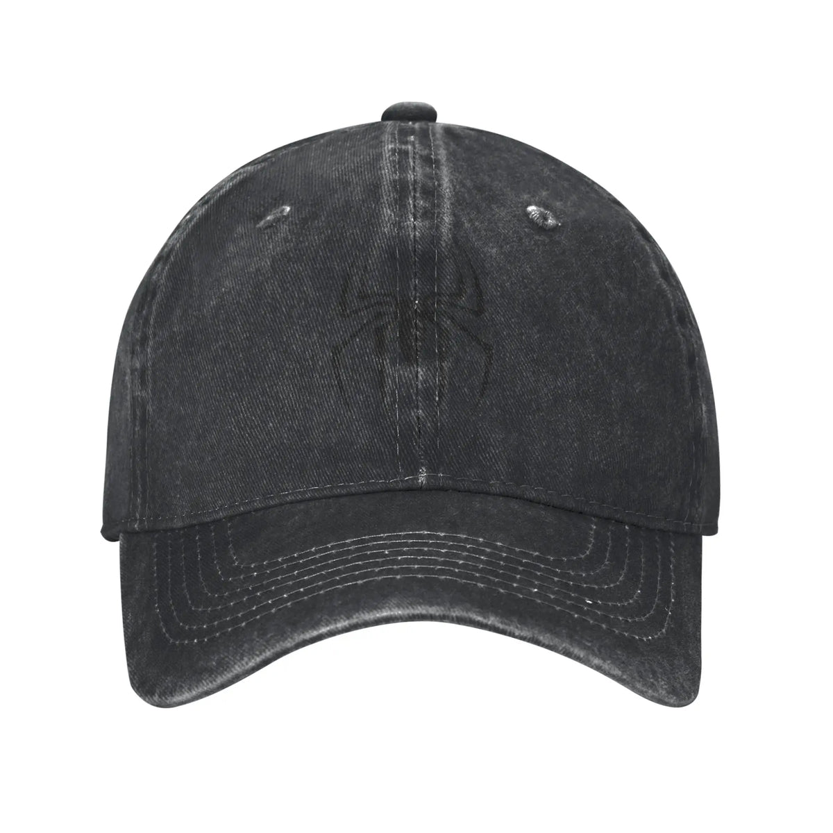 Spider Baseball Caps Casual Distressed Washed
