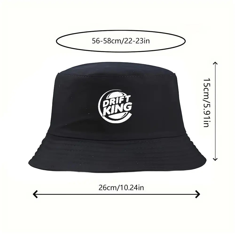 Bucket Hat Summer Fisherman Fishing Hat Summer Caps Drift King Printed Outdoor Cotton Sun Protection Cap