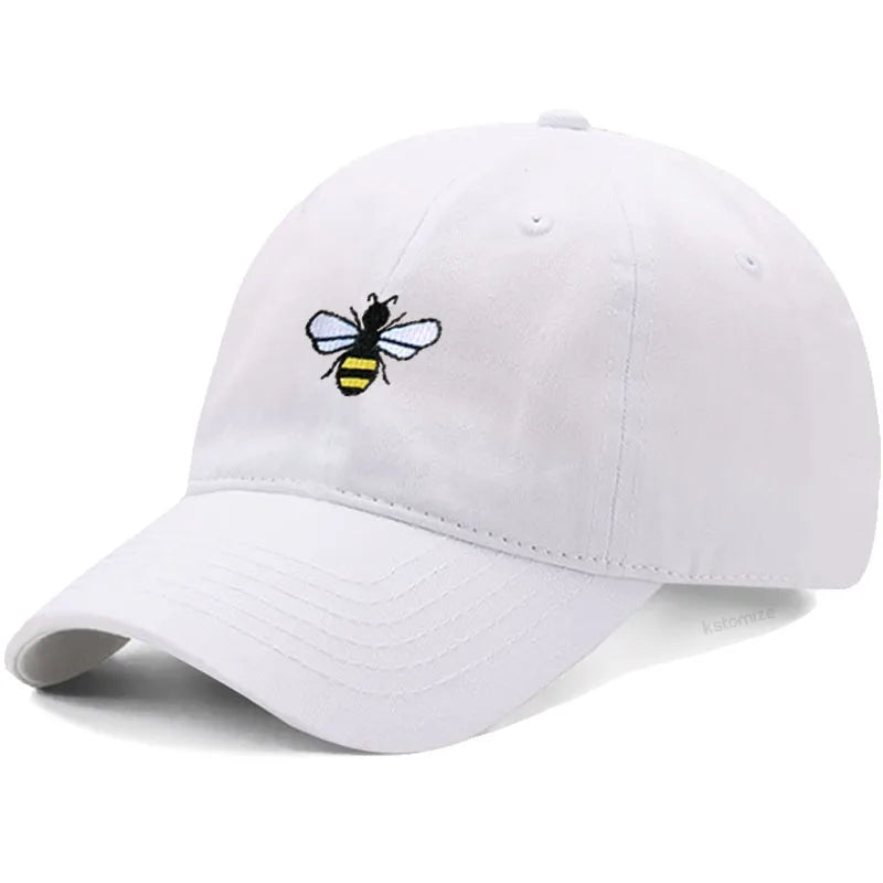 Honeybee Embroidered Baseball Cap For Women Men