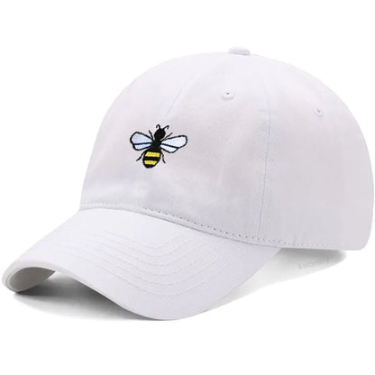 Honeybee Embroidered Baseball Cap For Women Men
