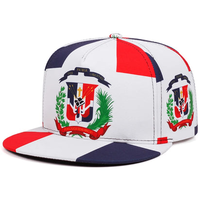 New Flat brimmed Hat National Flag