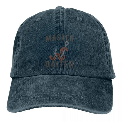 Master Baiter Funny Fisherman Classic Baseball Caps For Men Women