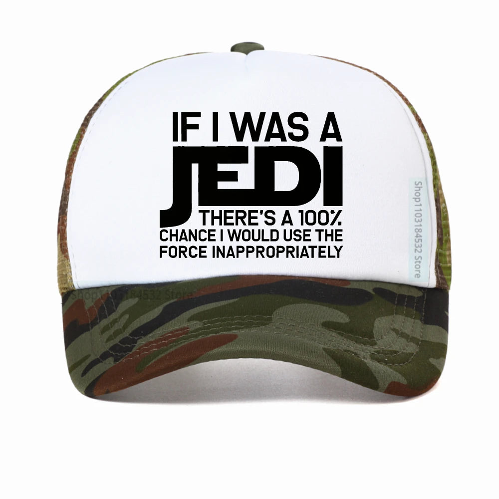 If I Was A Jedi Sarcastic Adult Humor Gift Baseball Cap