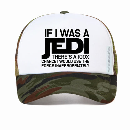 If I Was A Jedi Sarcastic Adult Humor Gift Baseball Cap