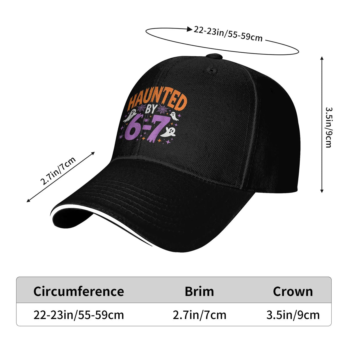Haunted by 67 Funny Halloween Baseball Caps