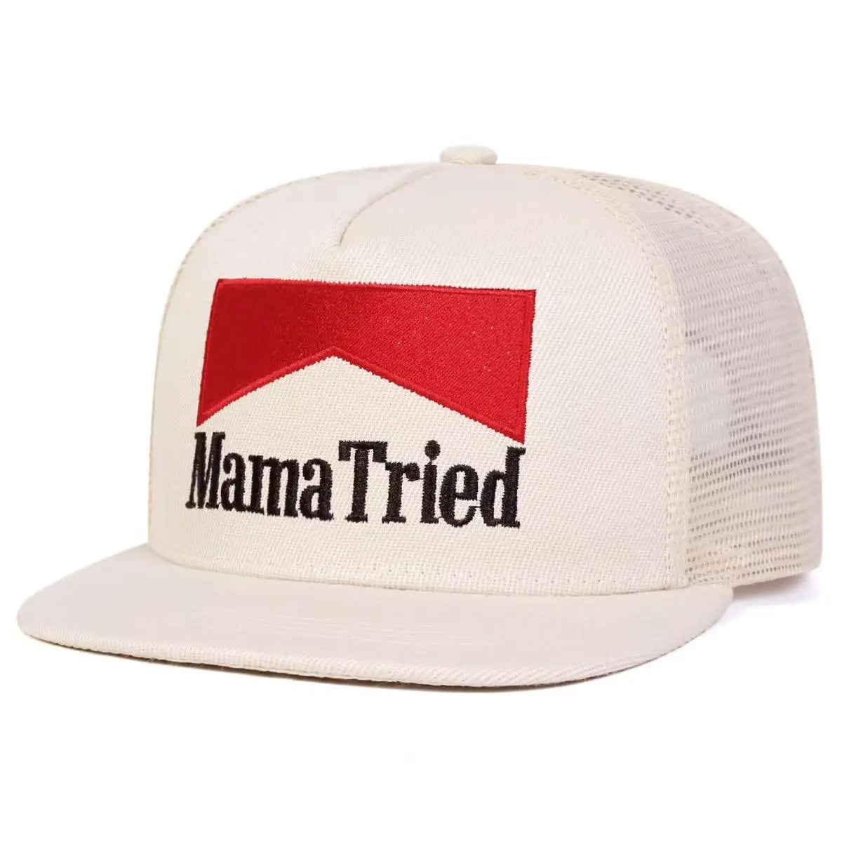 Unisex MAMA TRIED Embroidery Hip-hop Net Hats