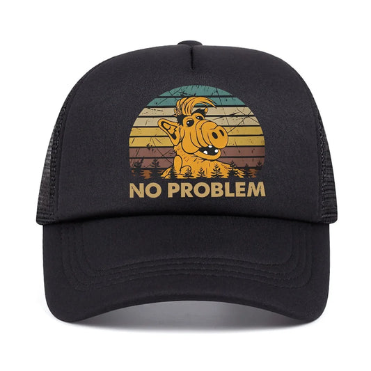 No Problem Hipster Hat ALF The Animated Series Men Baseball Cap