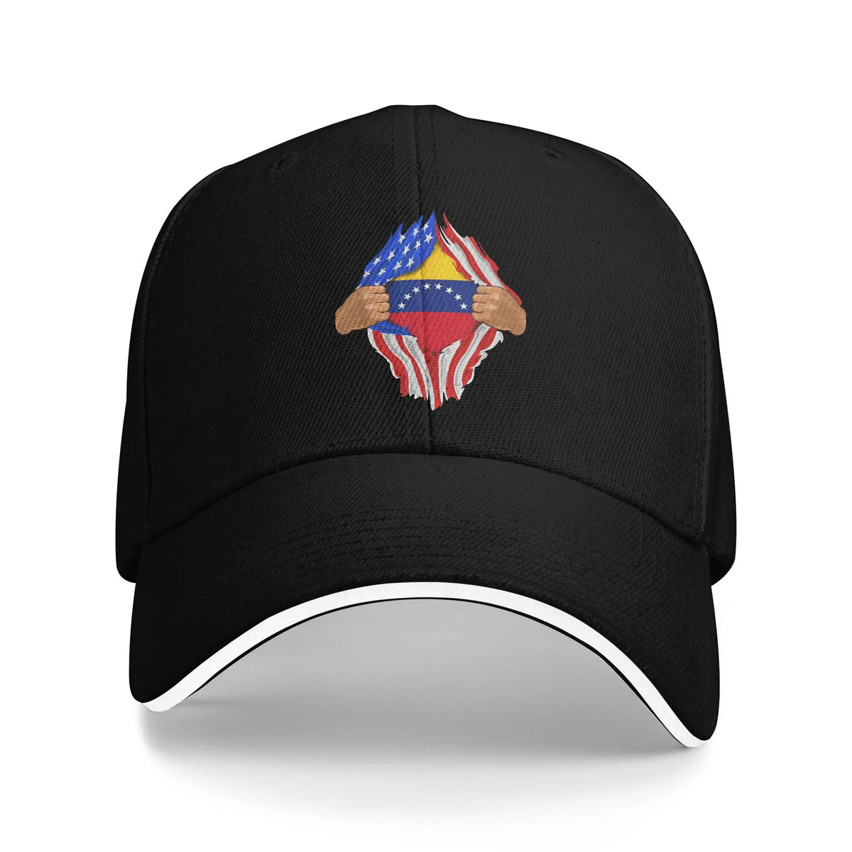 Unisex Venezuela Map 7 Stars Flag Baseball Caps