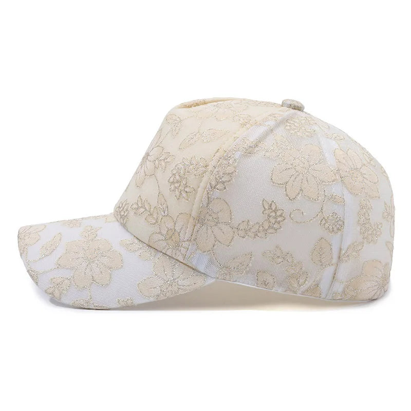 Lightweight Lace Sun Hat Uv Protection Baseball Cap