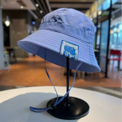 2025 Unisex Summer Cotton Bucket Hat Men Outdoor Fashion Cloth Label