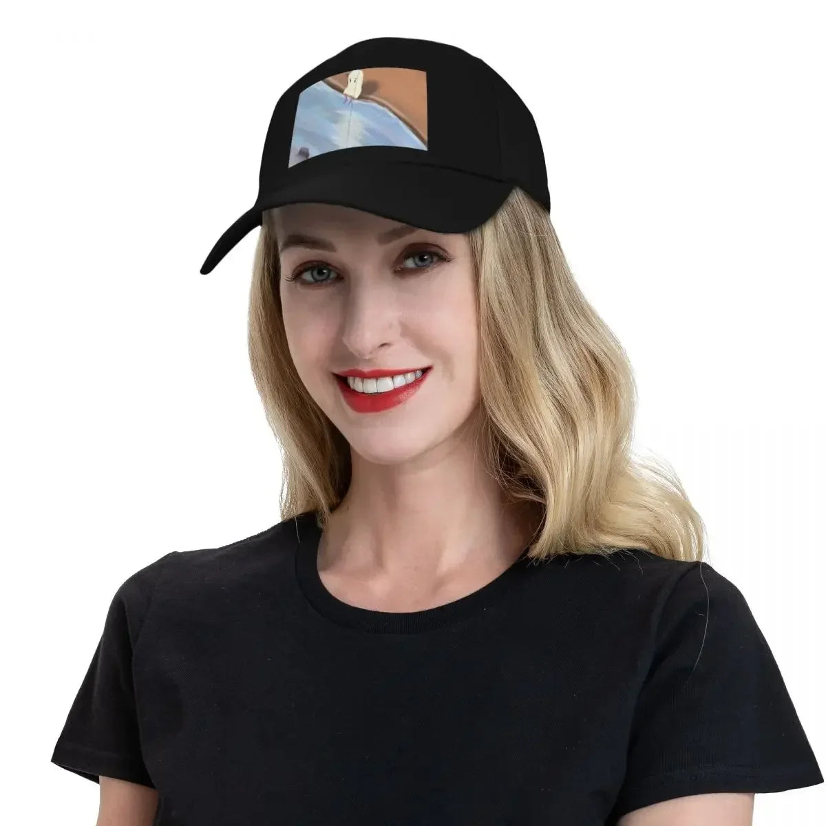 Ghost by a River Baseball Cap