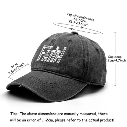 Baseball Cap Black White FAITH
