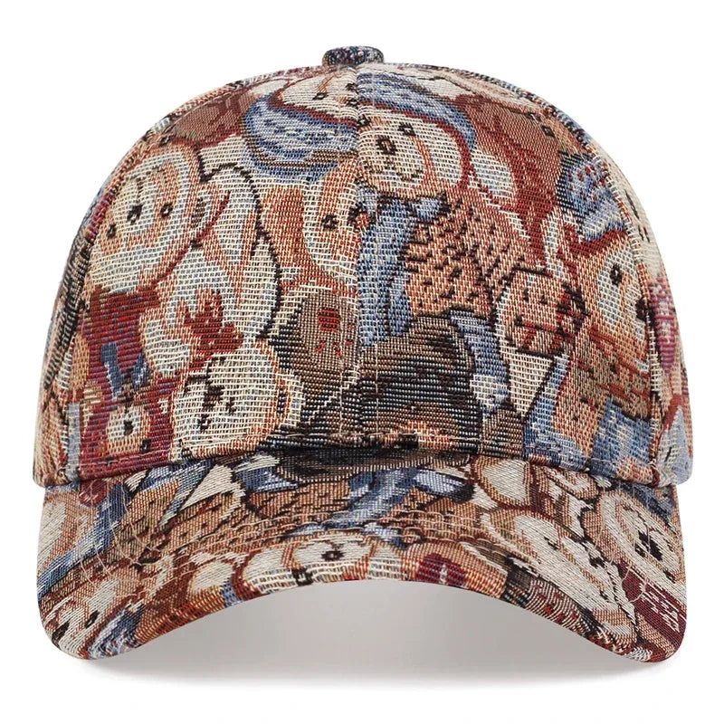 Cartoon Bear Allover Print Baseball Cap